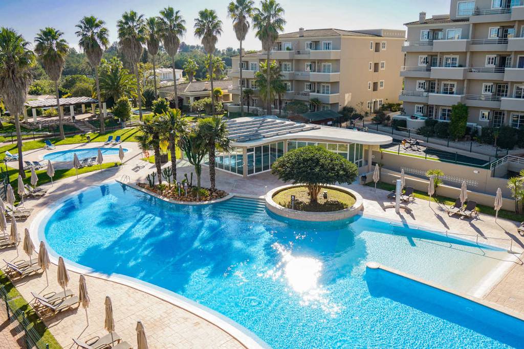 Panoramic view  Vitor's Plaza in Alvor